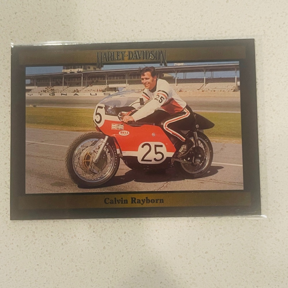 1992 Harley-Davidson Series 2 Cal Rayborn Trading Card 181 Collect-A-Card Racing